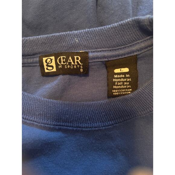 VGUC Gear for Sports KU Allen Fieldhouse Since 1955 Blue Short Sleeve T Size Lg - Picture 3 of 5